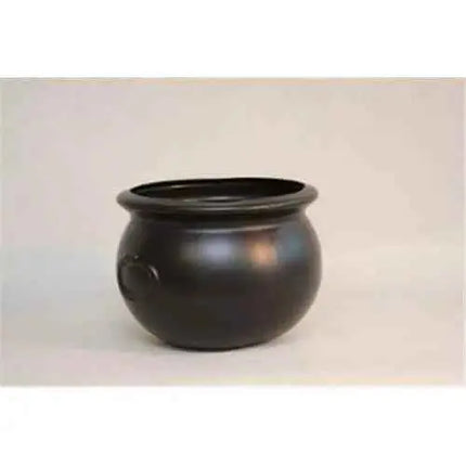 12" Plastic Cauldron Container - Black (1ct) Party Expo