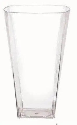 12oz Plastic Square Tumbler - Clear (14pcs) - Party Expo