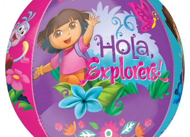 15" Dora the Explorer Orbz Balloon - SKU:63913 - UPC:026635283977 - Party Expo