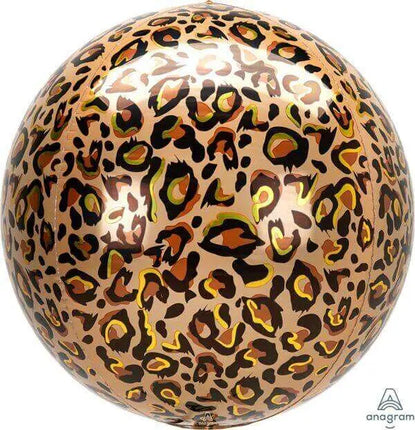 15" Leopard Orbz Balloon Party Expo