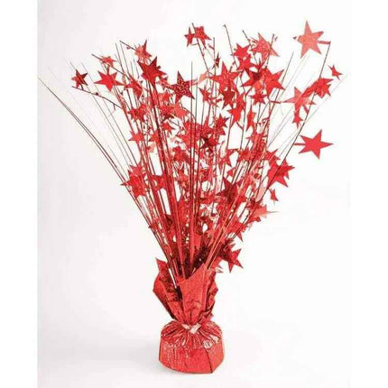 15" Balloon Weight Centerpiece Red Holographic Party Expo