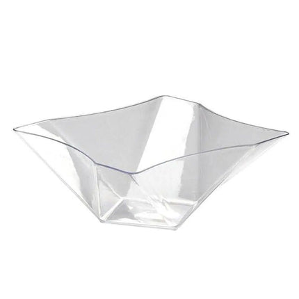 161oz Twisted Square Bowl - Clear (1ct) - Party Expo
