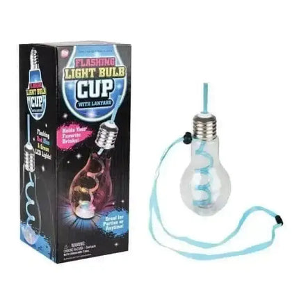 16oz Flashing Light Bulb Cup with Lanyard (1ct) - Party Expo
