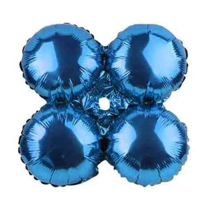 17" Blue Quad Mylar Balloon
