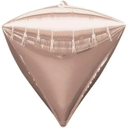17" Rose Gold Diamondz Mylar Balloon #232 Party Expo