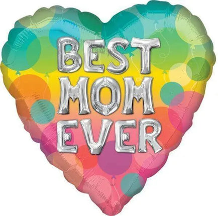 18" Best Mom Ever Letters Mylar Balloon #329 Party Expo