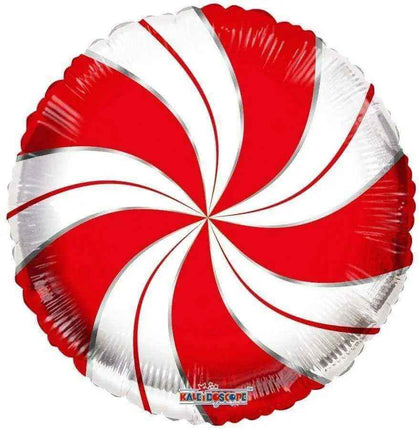18" Christmas Candy Mint Mylar Balloon