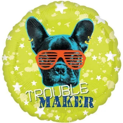 18" Epic Party Pug Mylar Balloon #119 Party Expo