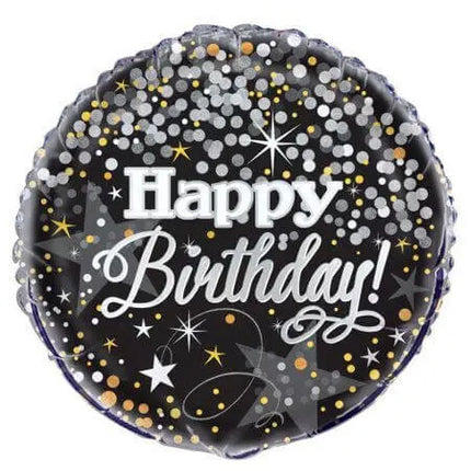 18" Glittering Gold Birthday Mylar #62 Party Expo