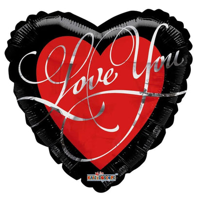 18" I Love You Script Letters Mylar Balloon Party Expo