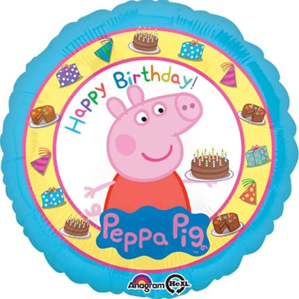 18" Peppa Pig Happy Birthday Mylar Balloon #279 Party Expo