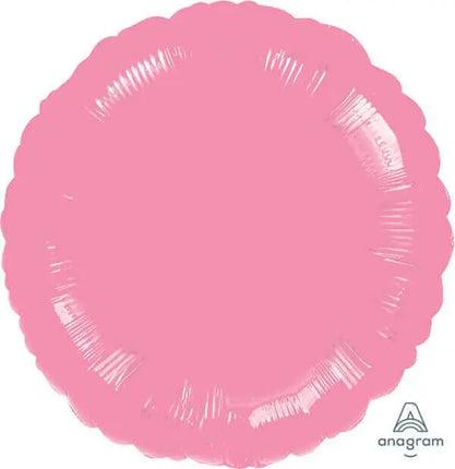 18" Round Mylar Balloon - Metallic Pink #200 Party Expo