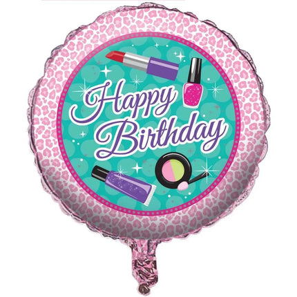 18" Sparkle Spa Party Mylar Balloon #420 Party Expo