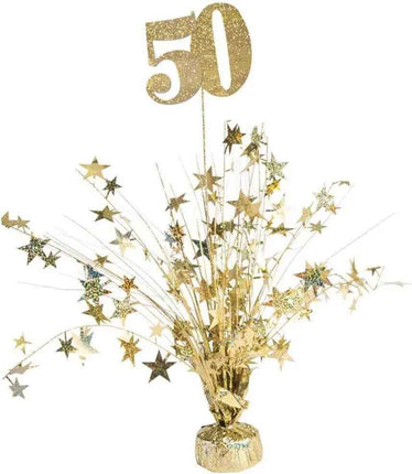 18" Special Occasion Gold Centerpiece #50