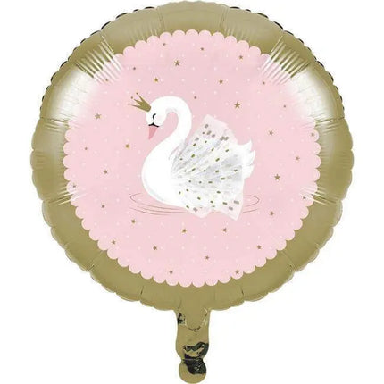18" Stylish Swan Party Mylar Balloon #424 Party Expo