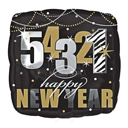 18" Zebra New Year Mylar Balloon Party Expo