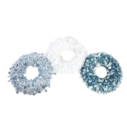 18" Christmas Tinsel Wreath (1ct) Party Expo