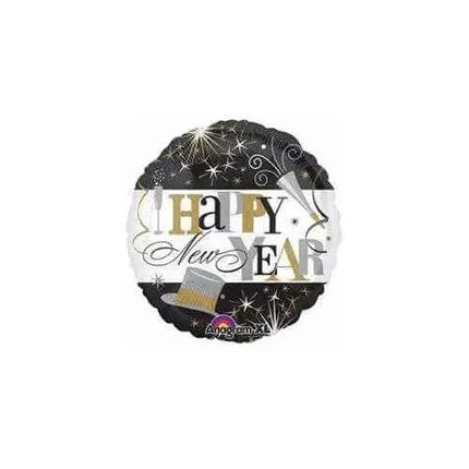 18" Elegant New Year Celebration Mylar Balloon Party Expo
