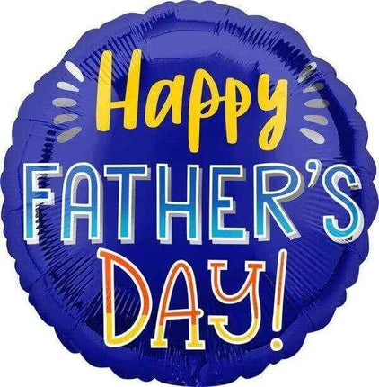 18" Happy Father's Day Mylar Balloon - F1 Party Expo