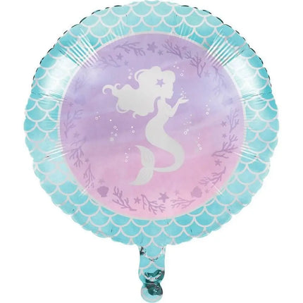 18" Mermaid Shine Mylar Balloon #422 Party Expo