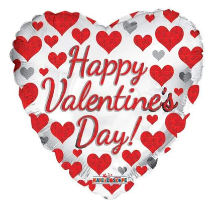 18" Red & Pink Valentine Hearts Mylar Balloon Party Expo