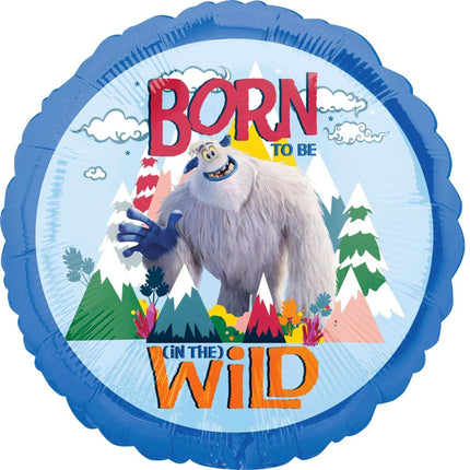 18" Smallfoot Born to Be Wild Mylar Balloon #67 Party Expo