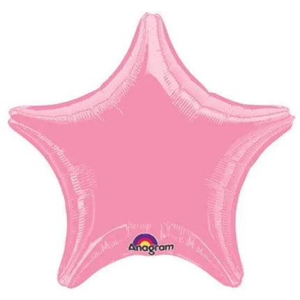 19" Metallic Pink Star Mylar Balloon #215 Party Expo