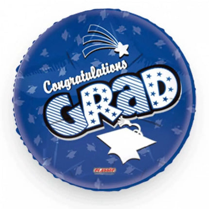 19" Star Blue Grad Mylar Balloon - G31 Party Expo