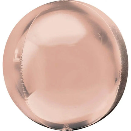 21" Rose Gold Orbz Balloon Party Expo