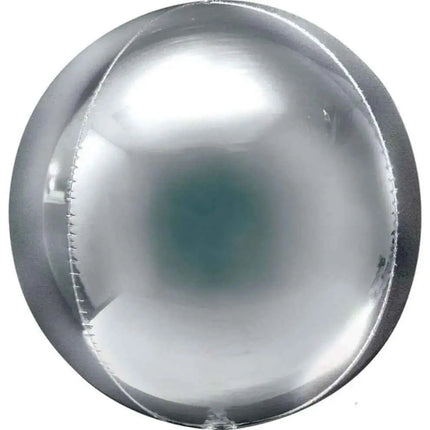 21" Silver Orbz Balloon Party Expo