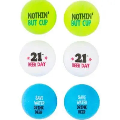 21st Brilliant Birthday Beer Pong Ball - Party Expo