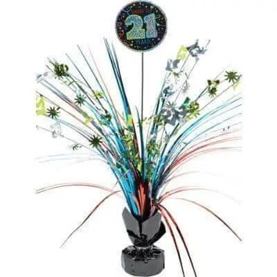 21st Brilliant Birthday Centerpiece Spray - Party Expo