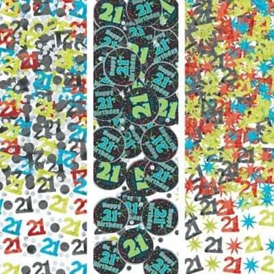 21st Brilliant Birthday Confetti - Party Expo