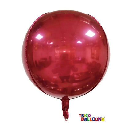 22" Round 4D Balloon - Red Party Expo