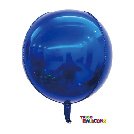 22" Round 4D Balloon - Royal Blue Party Expo