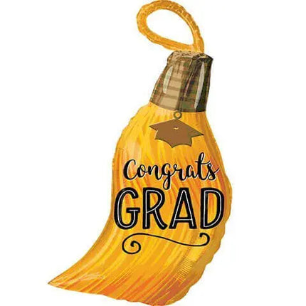 28" Congrats Grad Tassel Shape Mylar Balloon Party Expo