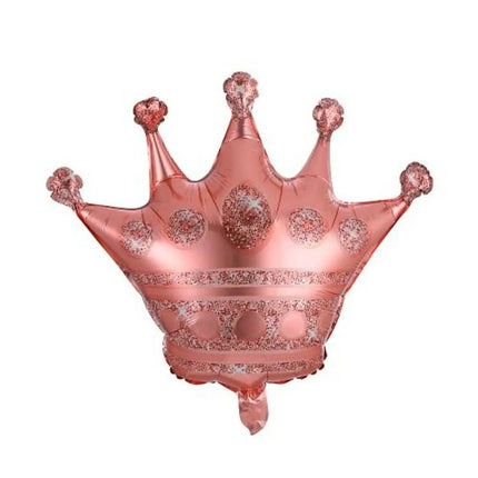 29" Crown Mylar Balloon - Rose Gold Party Expo