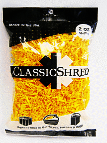 2oz Paper Shred - Yellow Party Expo