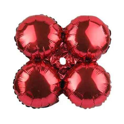 30" Quad Red Mylar Balloon (1ct)