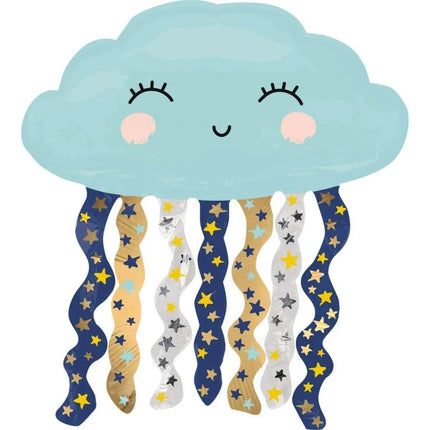 30" Twinkle Little Star Cloud Mylar Balloon Party Expo