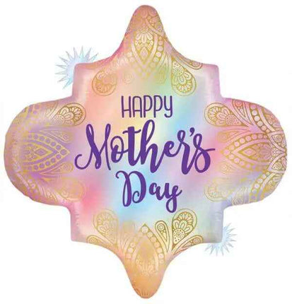 30" Opal Moms Day Boho Mylar Balloon Party Expo