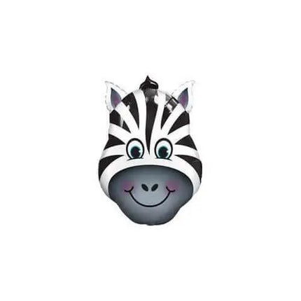 32" Zany Zebra Shape Mylar Balloon - SS12 Party Expo