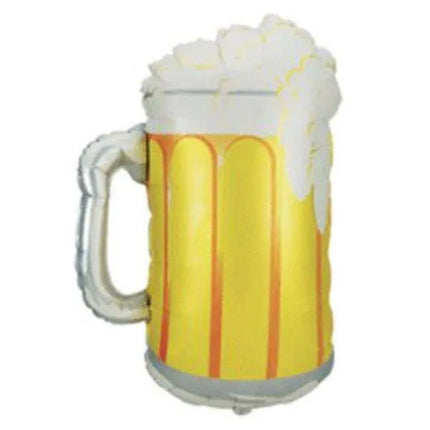 34" Frosty Beer Mug Shape Mylar Balloon - SS44 Party Expo