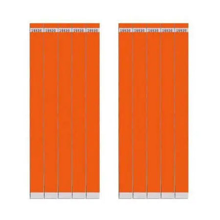 3/4" Tyvek Wristband - Glow Orange (100ct) Party Expo