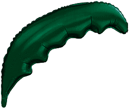 36" Green Palm Frond Mylar Balloon - SS33 Party Expo