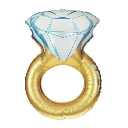37" Wedding Ring Shape Mylar Balloon - SS9 Party Expo