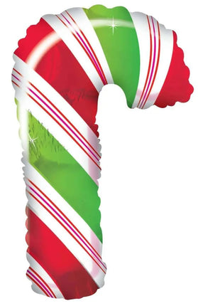 38" Red & Green Candy Cane Balloon Party Expo