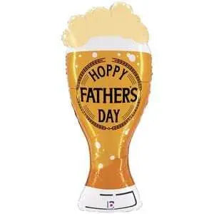 39" Hoppy Father's Day Beer Mylar Supershape - F8 Party Expo