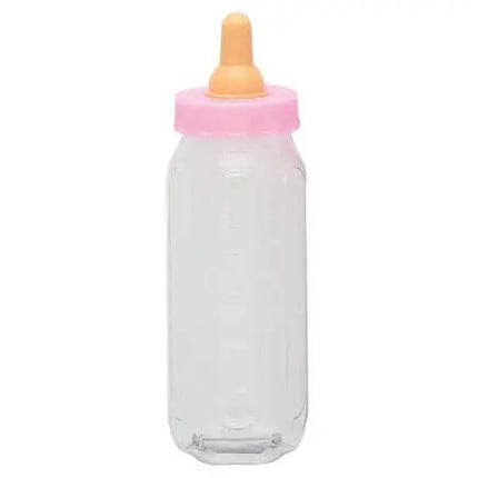 Baby Shower - 5" Fillable Plastic Pink Baby Bottle Party Expo