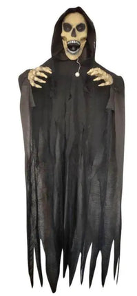 6' Hanging Shaking Black Reaper - Party Expo